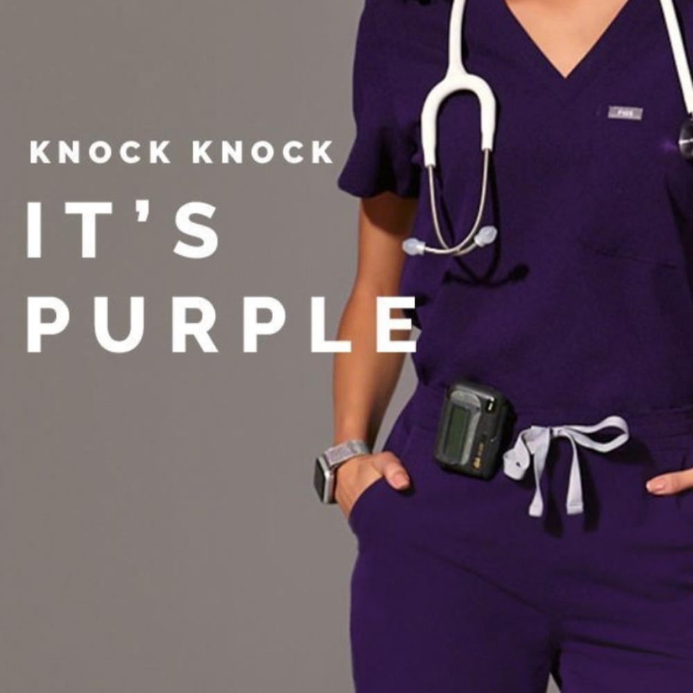 Purple figs just the pants